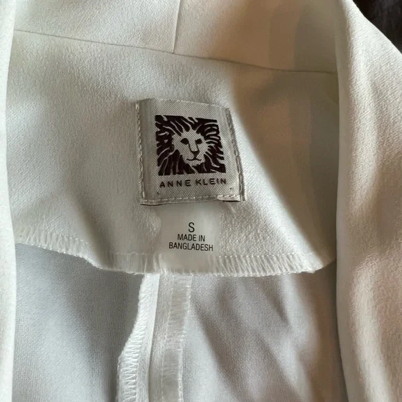 ANN KLEIN WHITE BLAZER SMALL - Picture 3 of 3